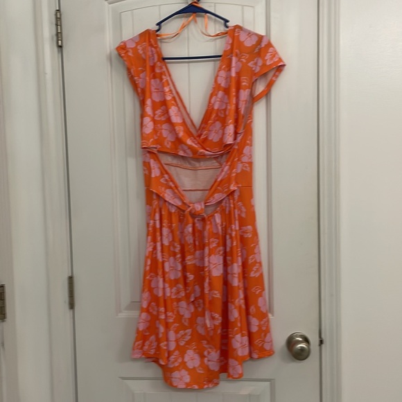 Bebop XL pink/orange dress - Picture 3 of 6
